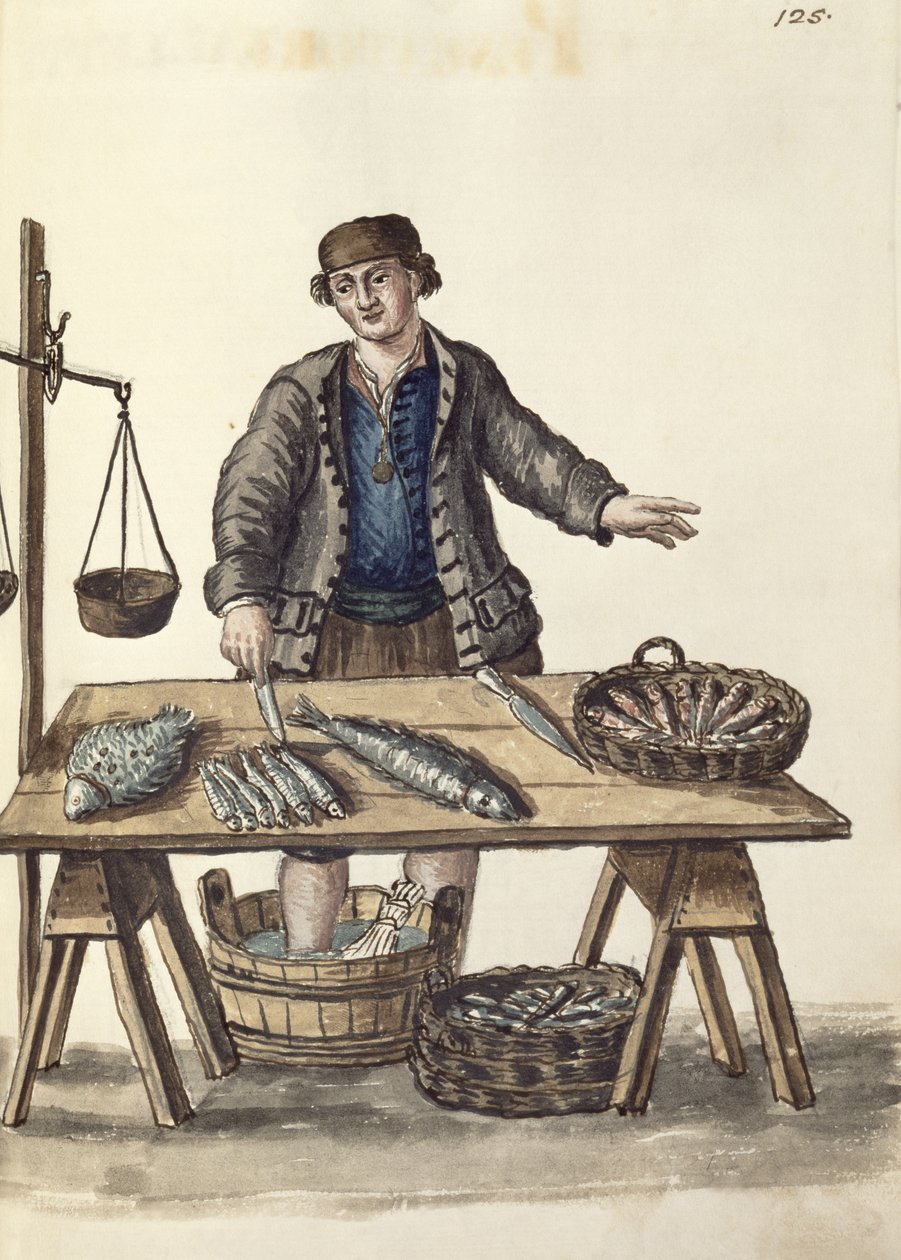 Pescadero, veneciano de Jan van Grevenbroeck