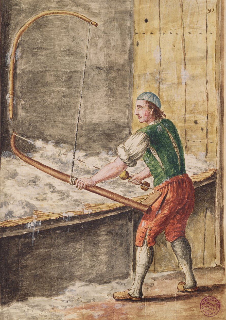 Hilando algodón de Jan van Grevenbroeck