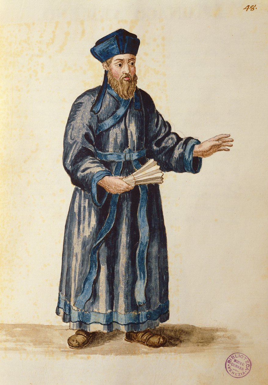 Misionero veneciano en China de Jan van Grevenbroeck