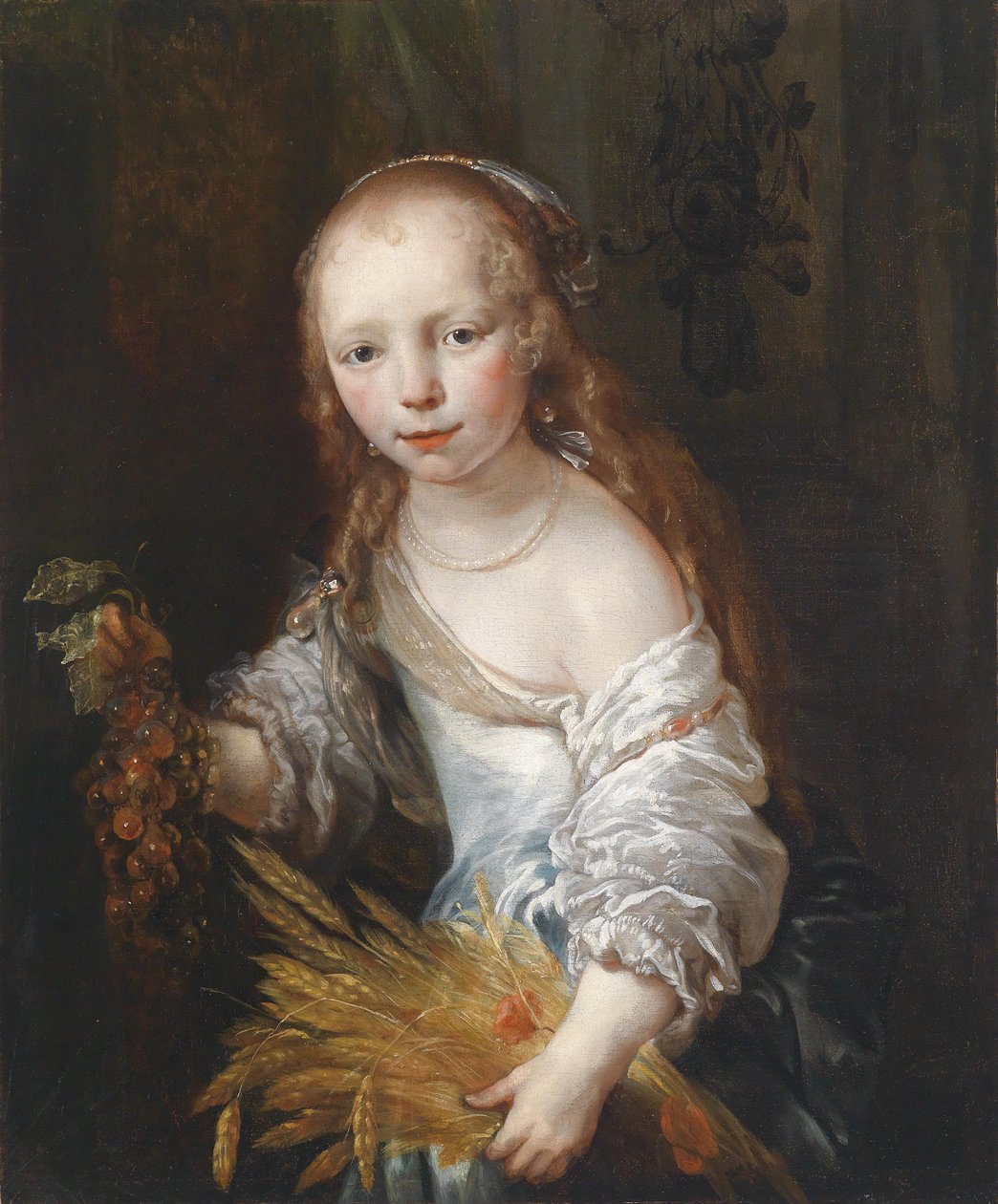 Retrato de una joven como Ceres de Jan van Noordt