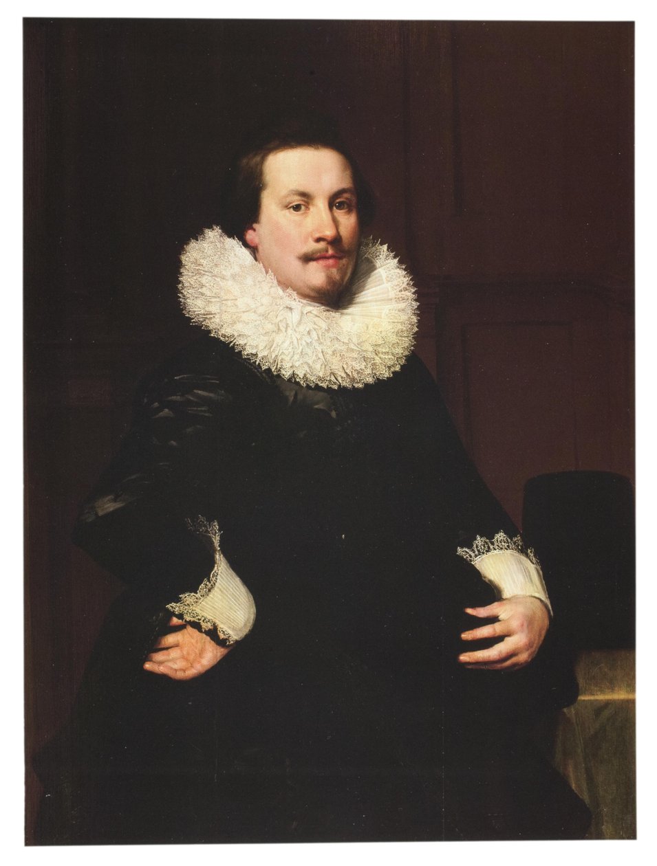 Retrato de un hombre con gorguera blanca de Jan Anthonisz. van Ravesteyn