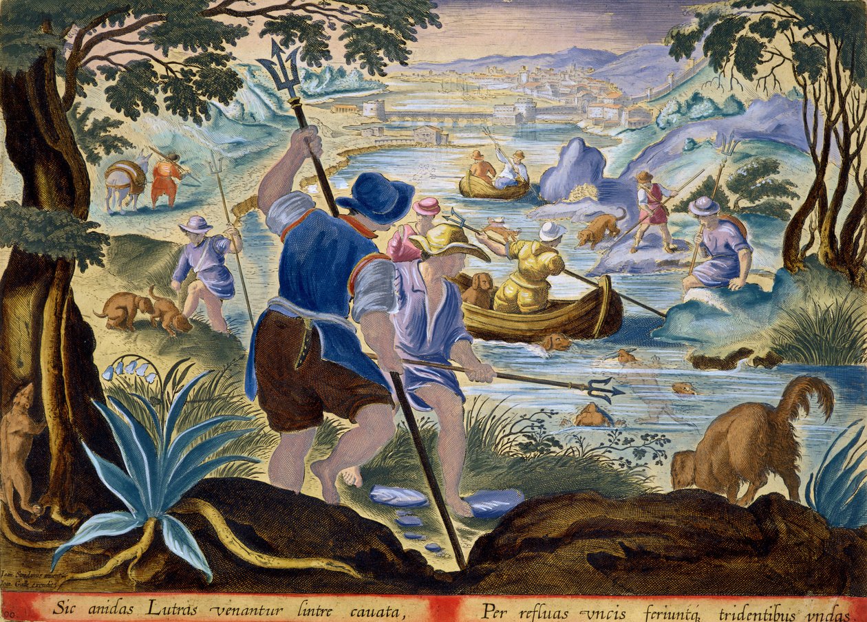 Pesca con tridentes, lámina 90 de 
