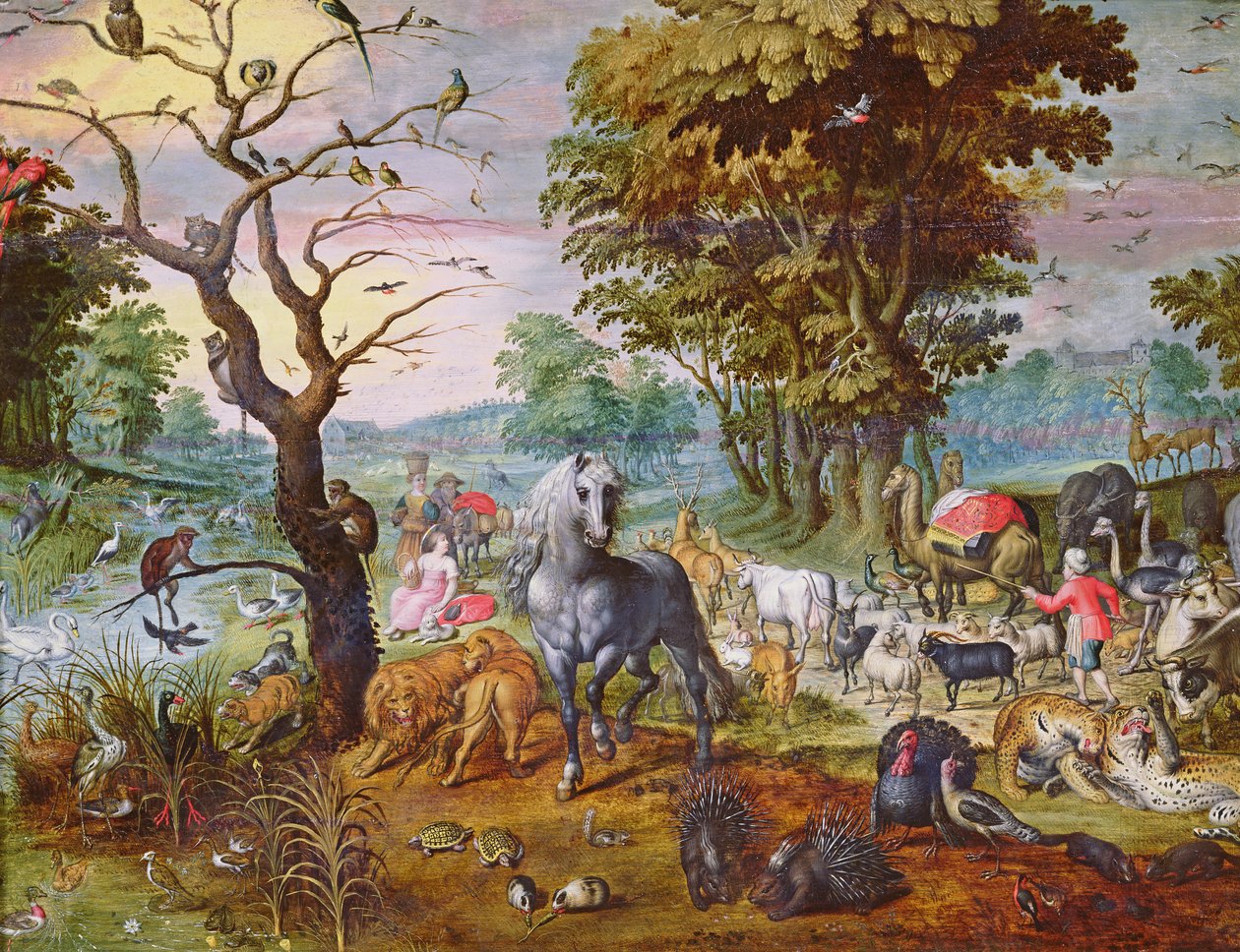La Entrada al Arca de Jan van Kessel the Elder