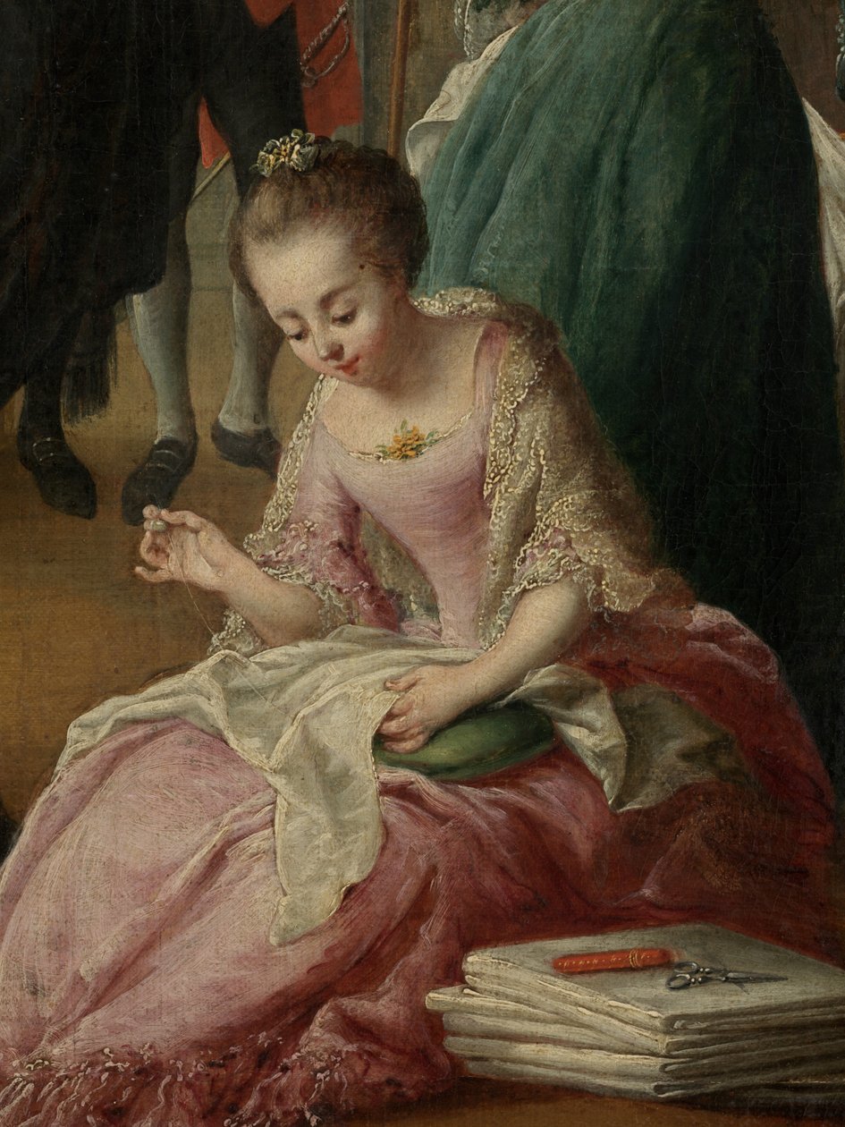 Detalle de Afternoon Tea de Jan Anton Garemyn