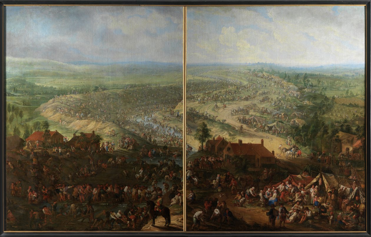 Excavación del canal de Gante (óleo sobre lienzo) de Jan-Anton Garemyn