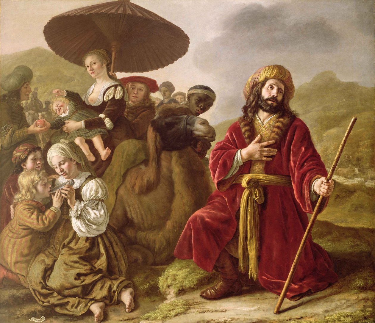 Jacob busca el perdón de Esaú de Jan (1620 76) Victors