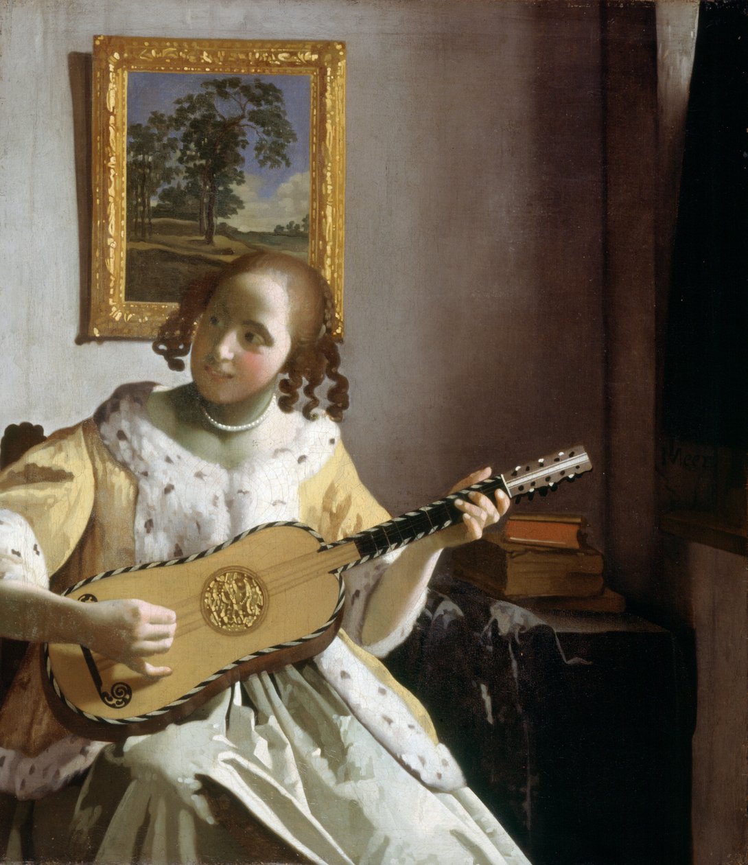 El guitarrista (óleo sobre lienzo) de Jan Vermeer van Delft