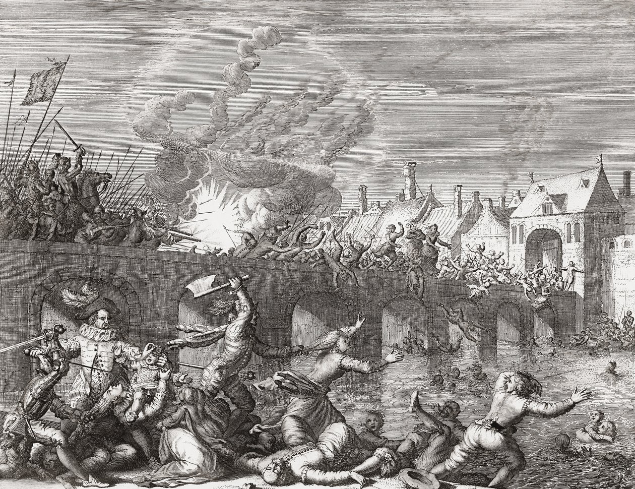 Asedio de Maastricht de Jan (after) Luyken