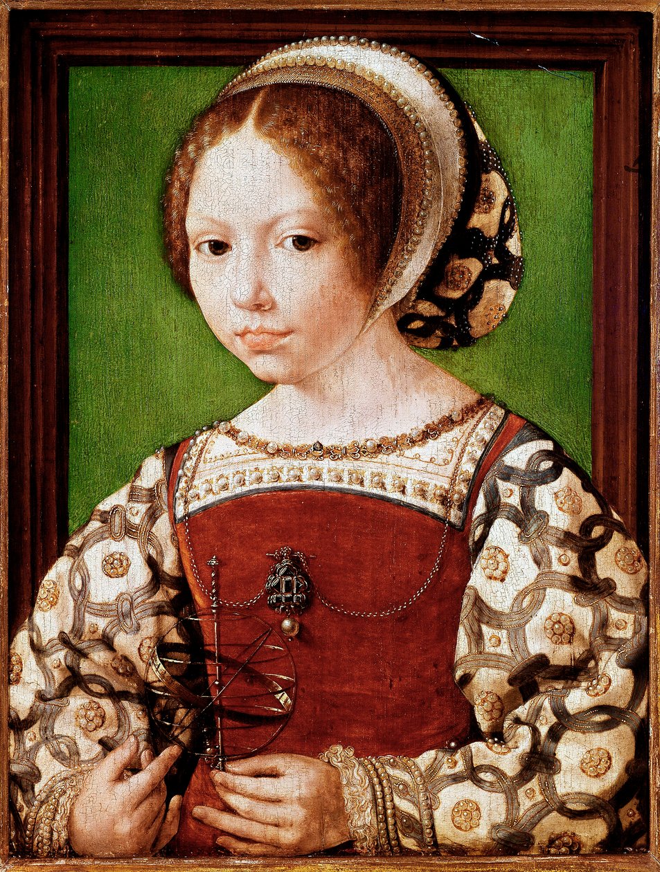 Retrato de una joven princesa, probablemente Dorotea de Dinamarca de Jan (c.1472 c.1533) Gossaert