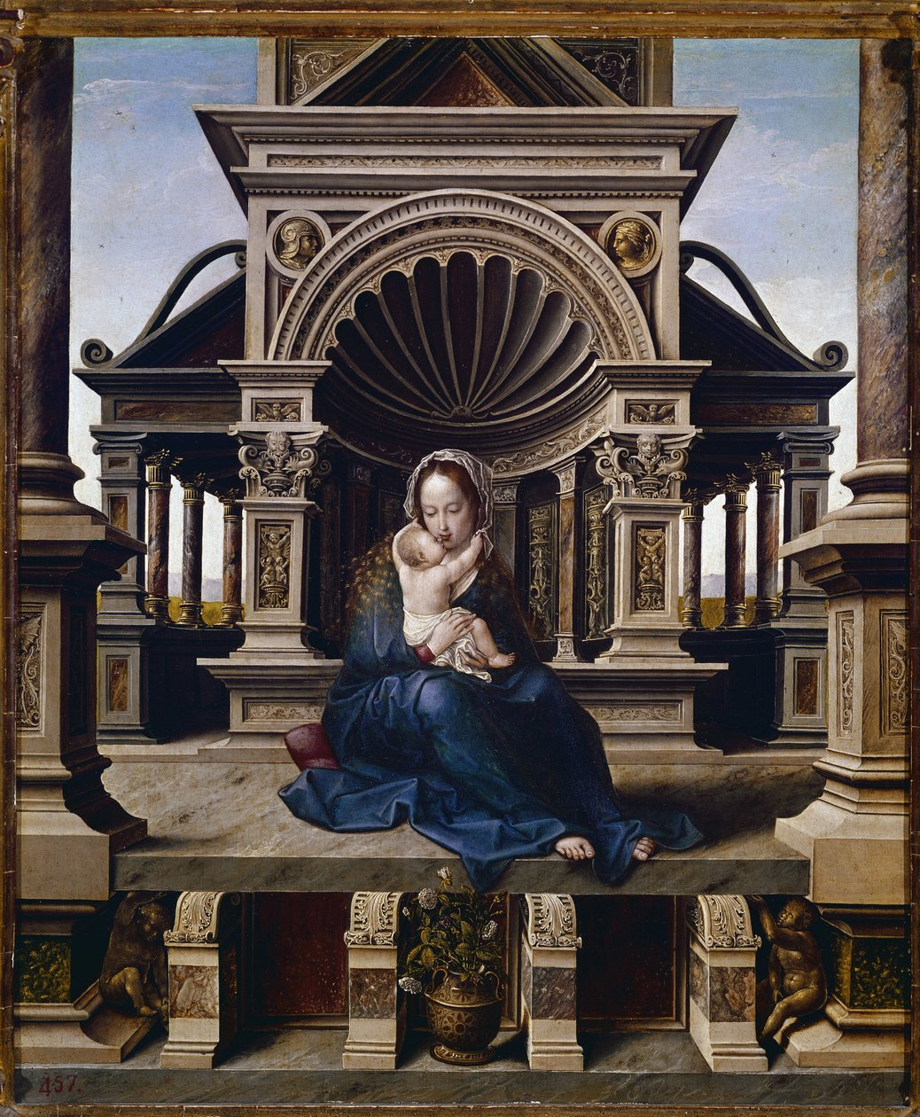 La Virgen de Lovaina de Jan (c.1472 c.1533) Gossaert