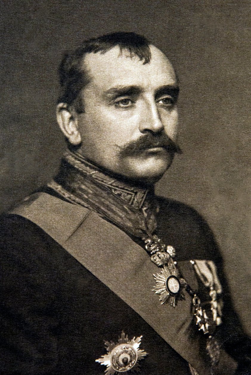 Paul Claudel en traje de cónsul 1910 - fotografía de Jan Nepomuk Langhans de Jan (studio of) Langhans