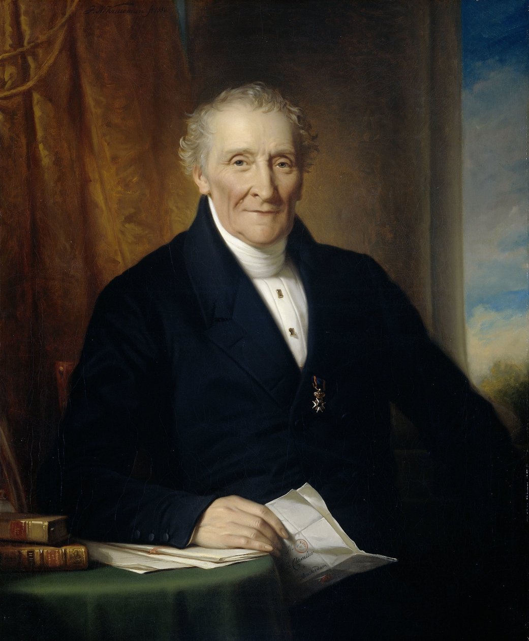 Rodolphe le Chevalier (1777-1865), comerciante de Ámsterdam y uno de los tres fundadores de la Holland Railroad Company de Jan Adam Kruseman