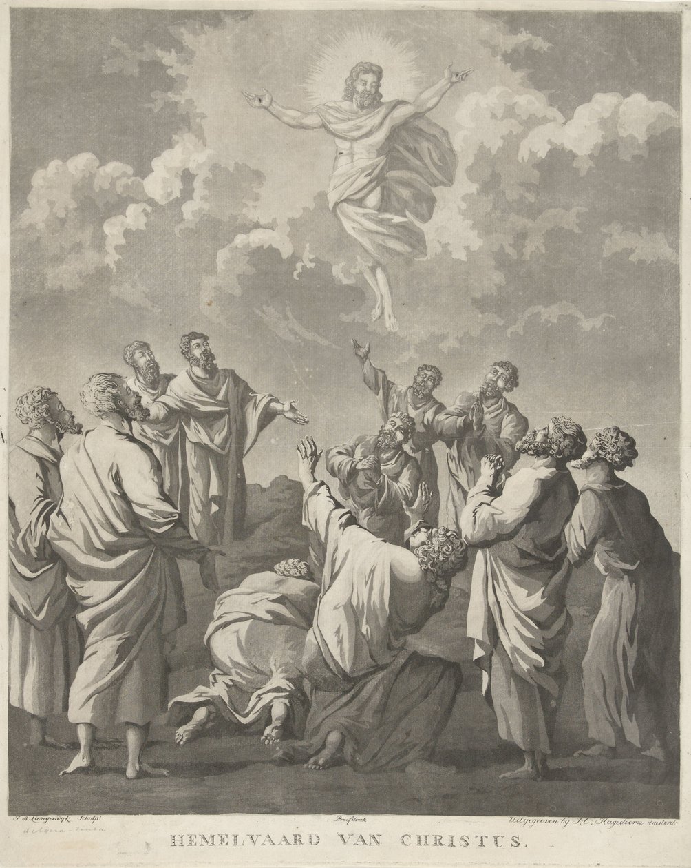 Ascensión de Cristo Ascensión de Cristo (título sobre el objeto) de Jan Anthonie Langendijk Dzn