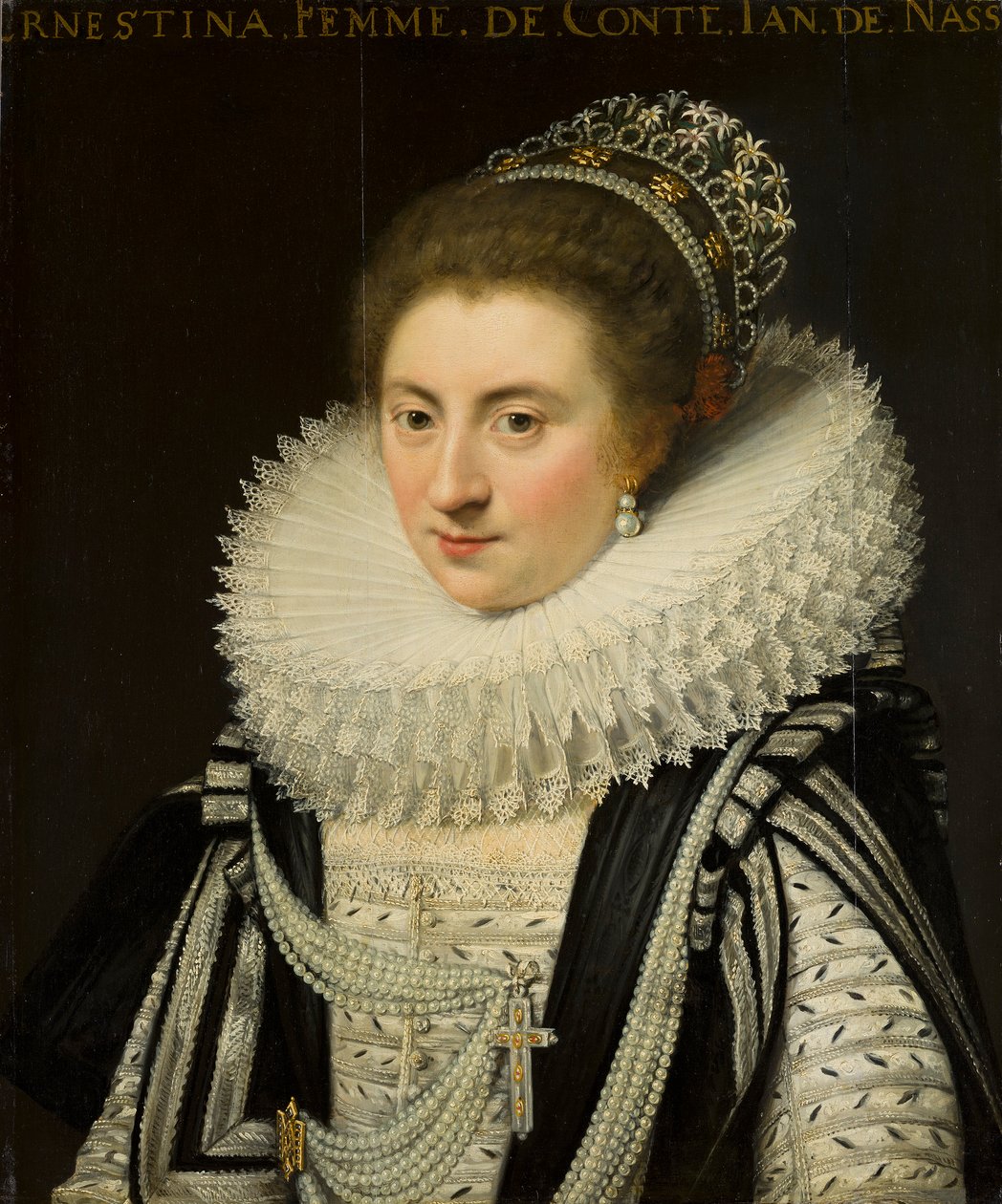 Retrato de Ernestine Yolande (1594-1663), Princesa de Ligne de Jan Anthonisz. van Ravesteyn
