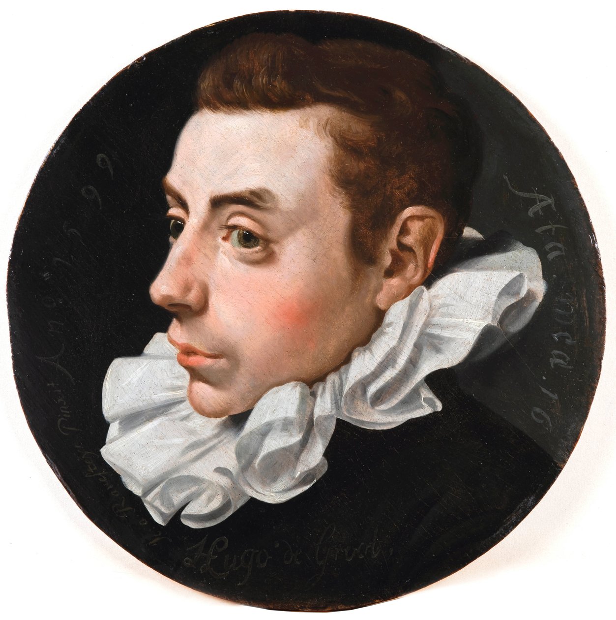 Retrato de Hugo Grotius a los dieciséis años de Jan Anthonisz. van Ravesteyn
