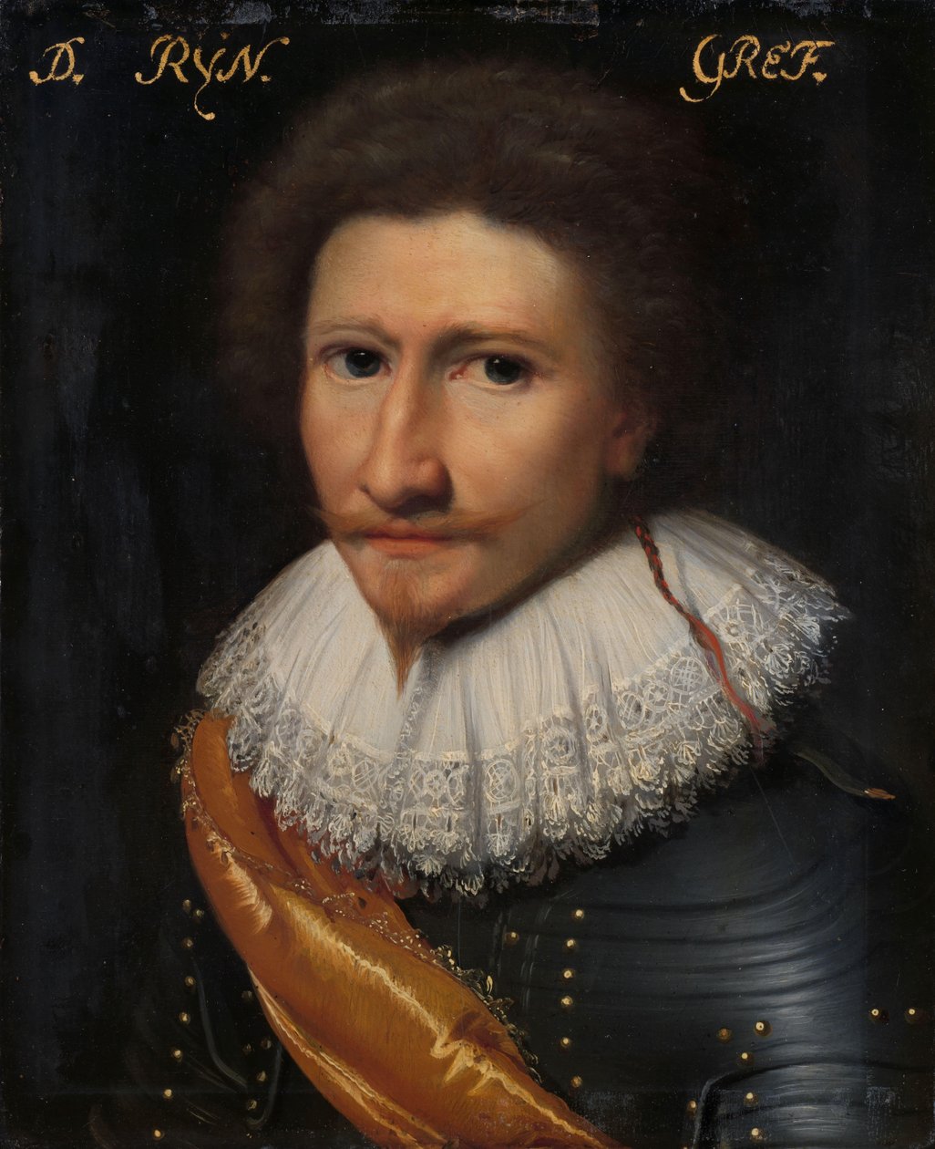 Retrato de Johann Conrad von Salm, Waldgrave y Rhinegrave van Dhaun de Jan Antonisz van Ravesteyn (workshop of)