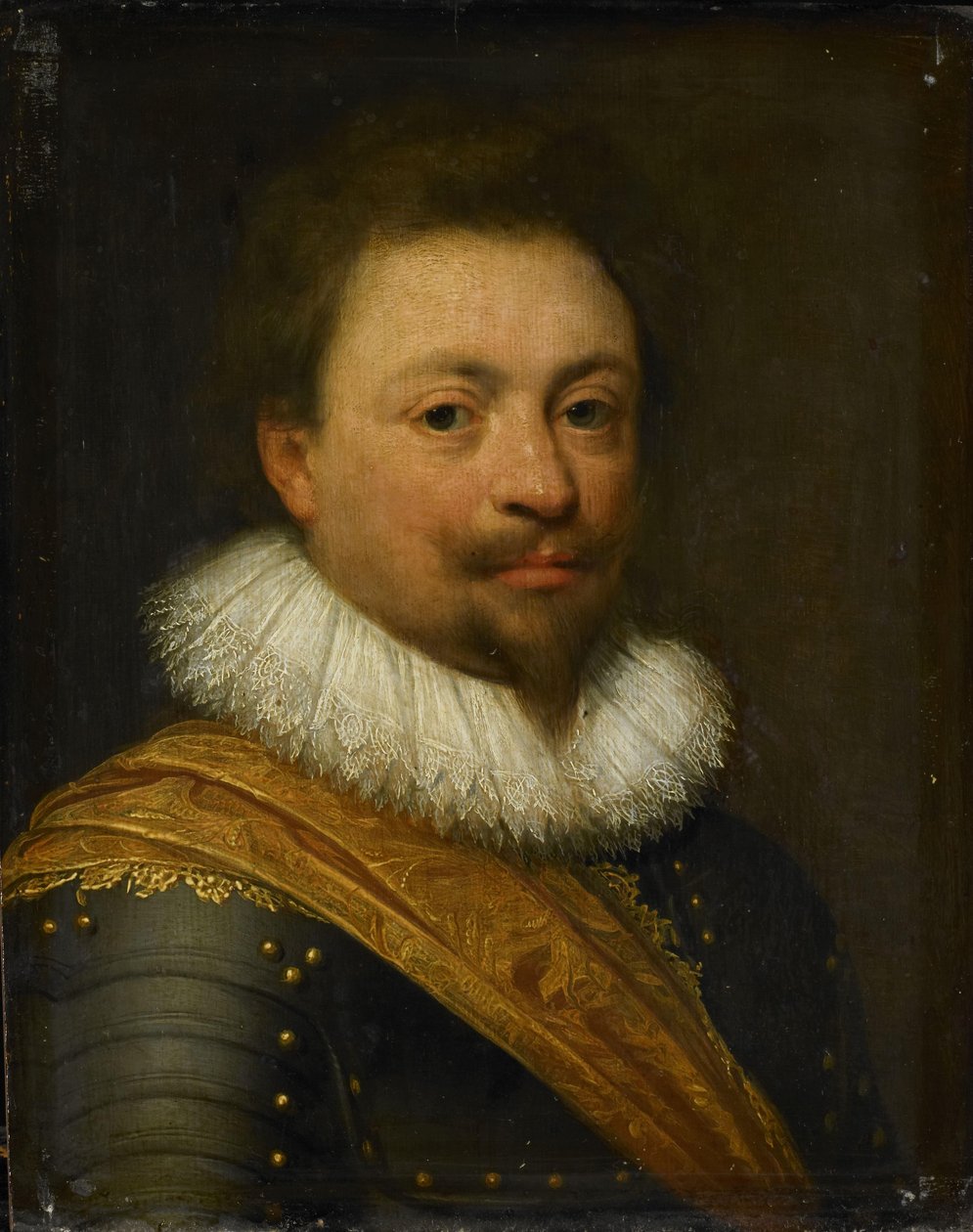 Retrato de Guillermo, Conde de Nassau-Siegen de Jan Antonisz van Ravesteyn (workshop of)