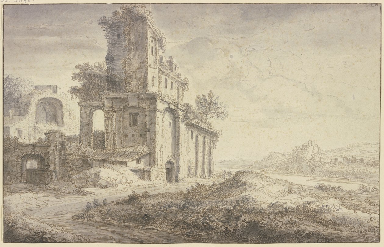 Ruinas romanas de Jan Asselijn