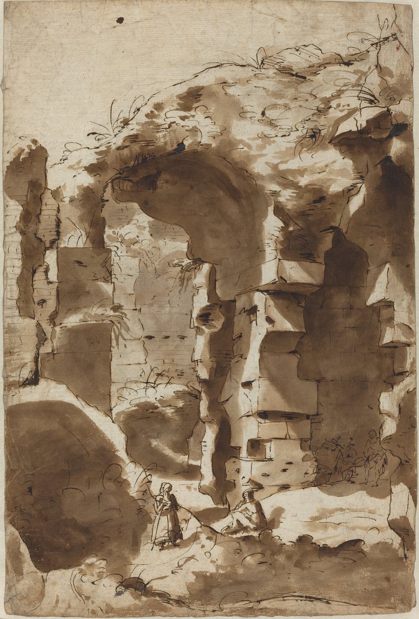 Las ruinas del Coliseo de Jan Asselijn