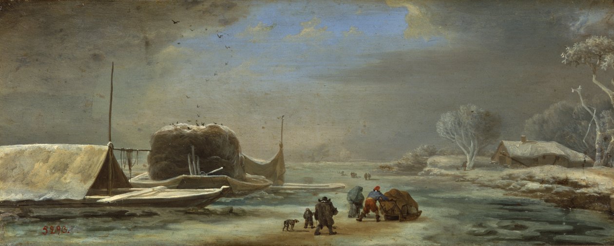 Escena de invierno de Jan Asselyn