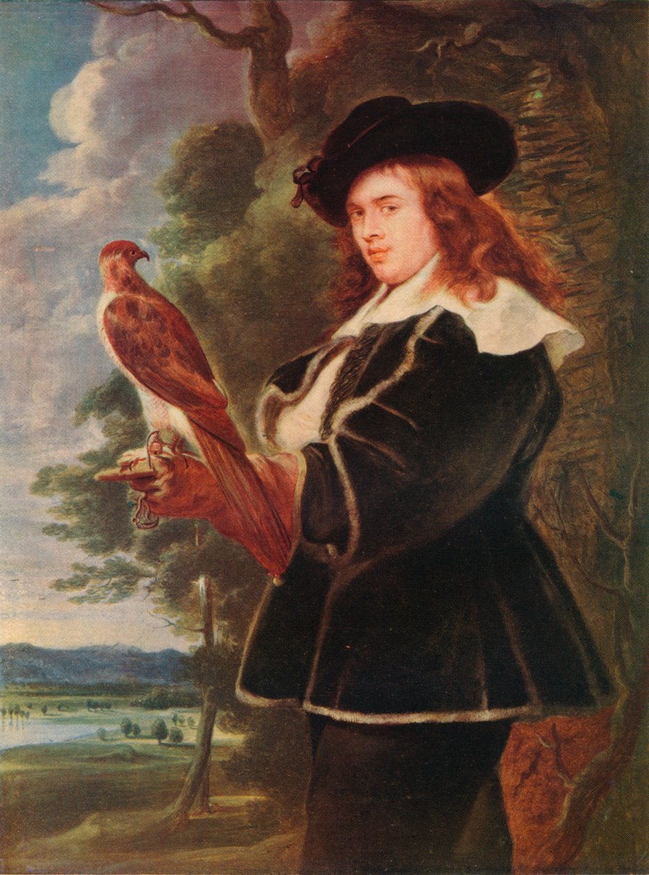 Un Joven con un Halcón de Jan Boeckhorst