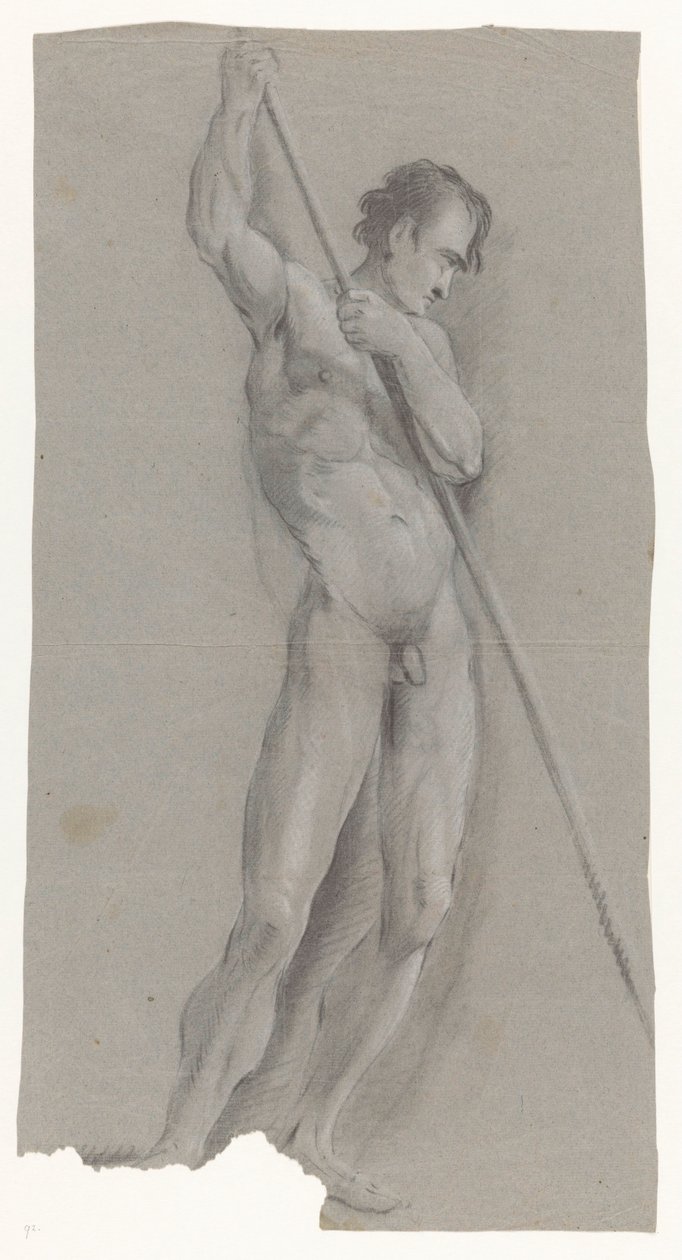 hombre desnudo con palo de Jan Brandes (possibly)