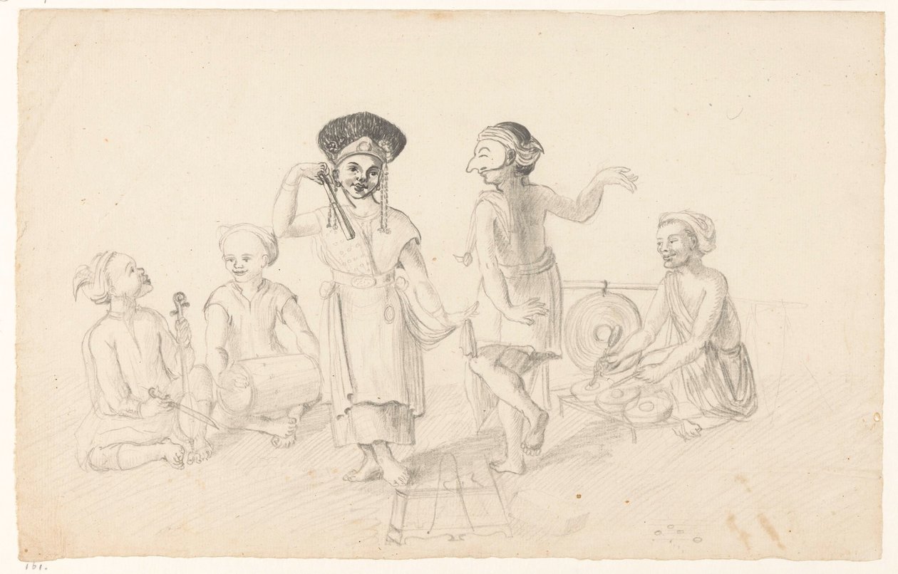 danza javanesa de Jan Brandes