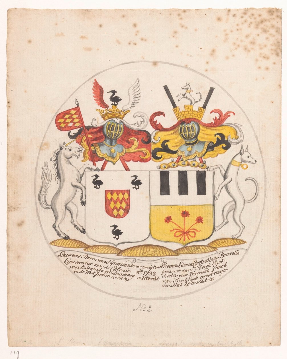 Diseño de armas de alianza (2) de Jan Brandes