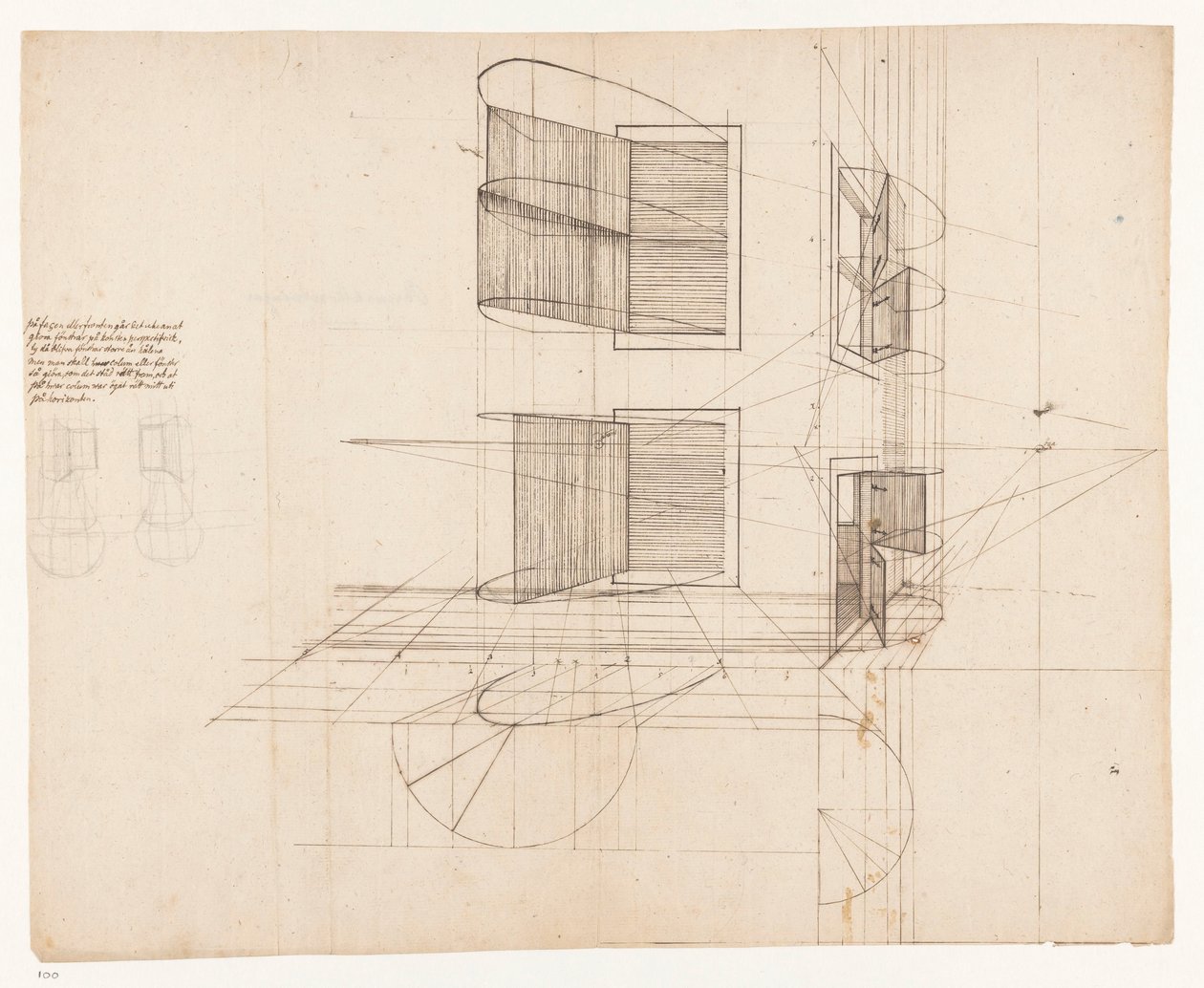 Ejercicios de perspectiva de Jan Brandes
