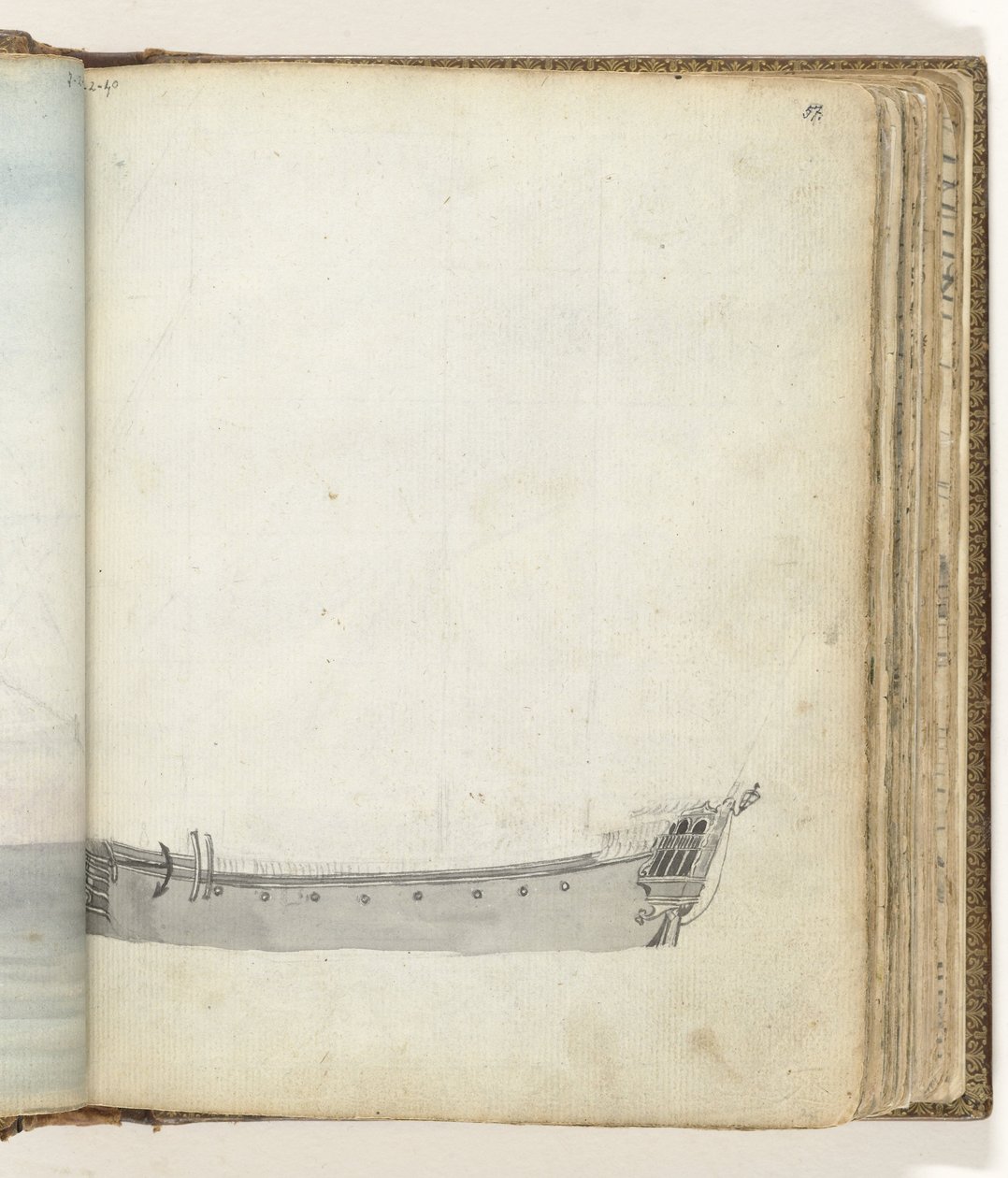 Casco de un barco de Jan Brandes