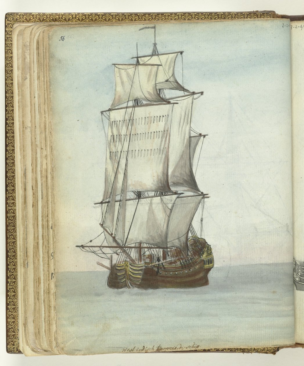 Marinero de las Indias Occidentales a vela de Jan Brandes