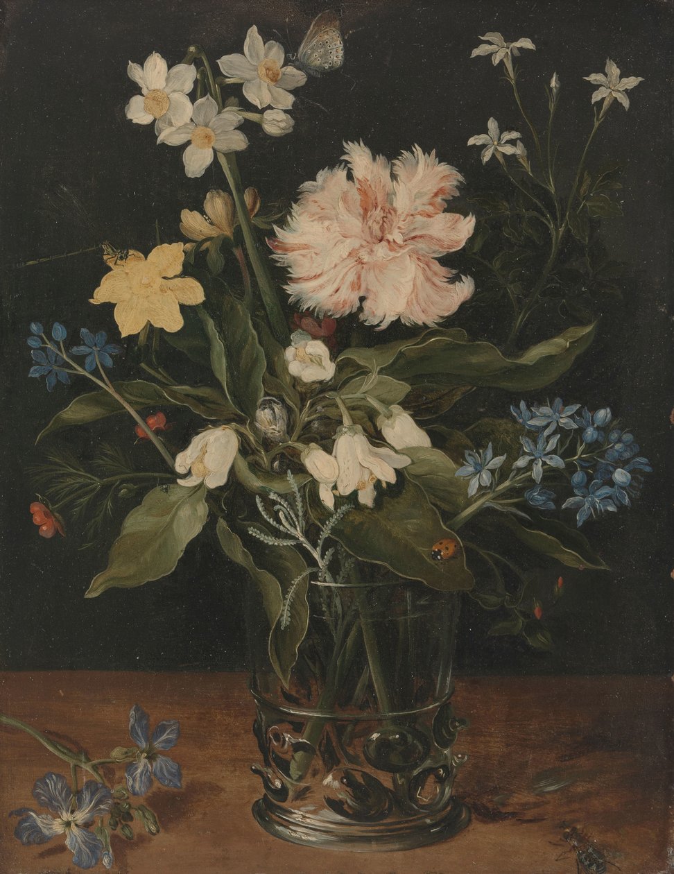 Bodegón con flores en un vaso
Bodegón con flores en un vaso de Jan Brueghel (I)