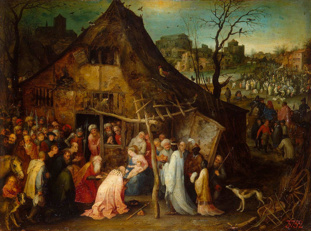 Adoración de los Magos, c. 1600 de Jan Brueghel the Elder