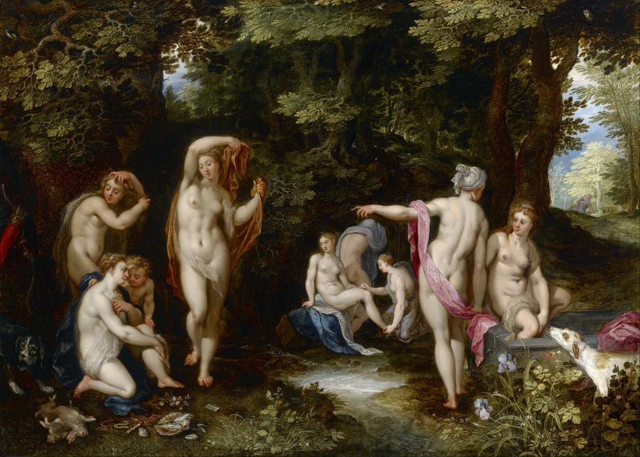 Diana y Acteón de Jan Brueghel the Elder