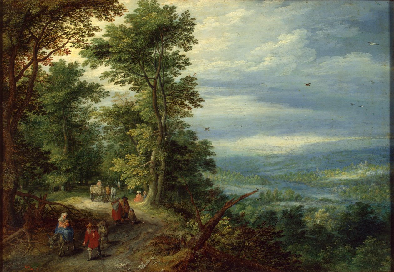 La linde del bosque (La huida a Egipto)






















)" de Jan Brueghel the Elder