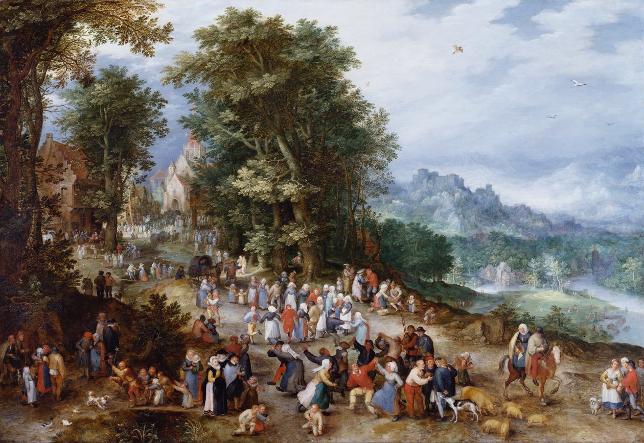 Feria de Flandes de Jan Brueghel the Elder