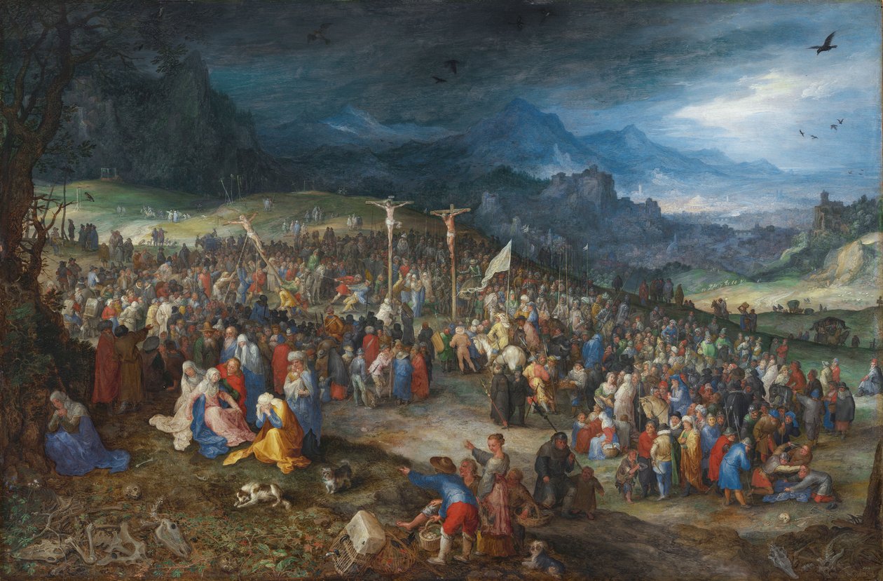 Alemán: Calvary Calvary de Jan Brueghel the Elder