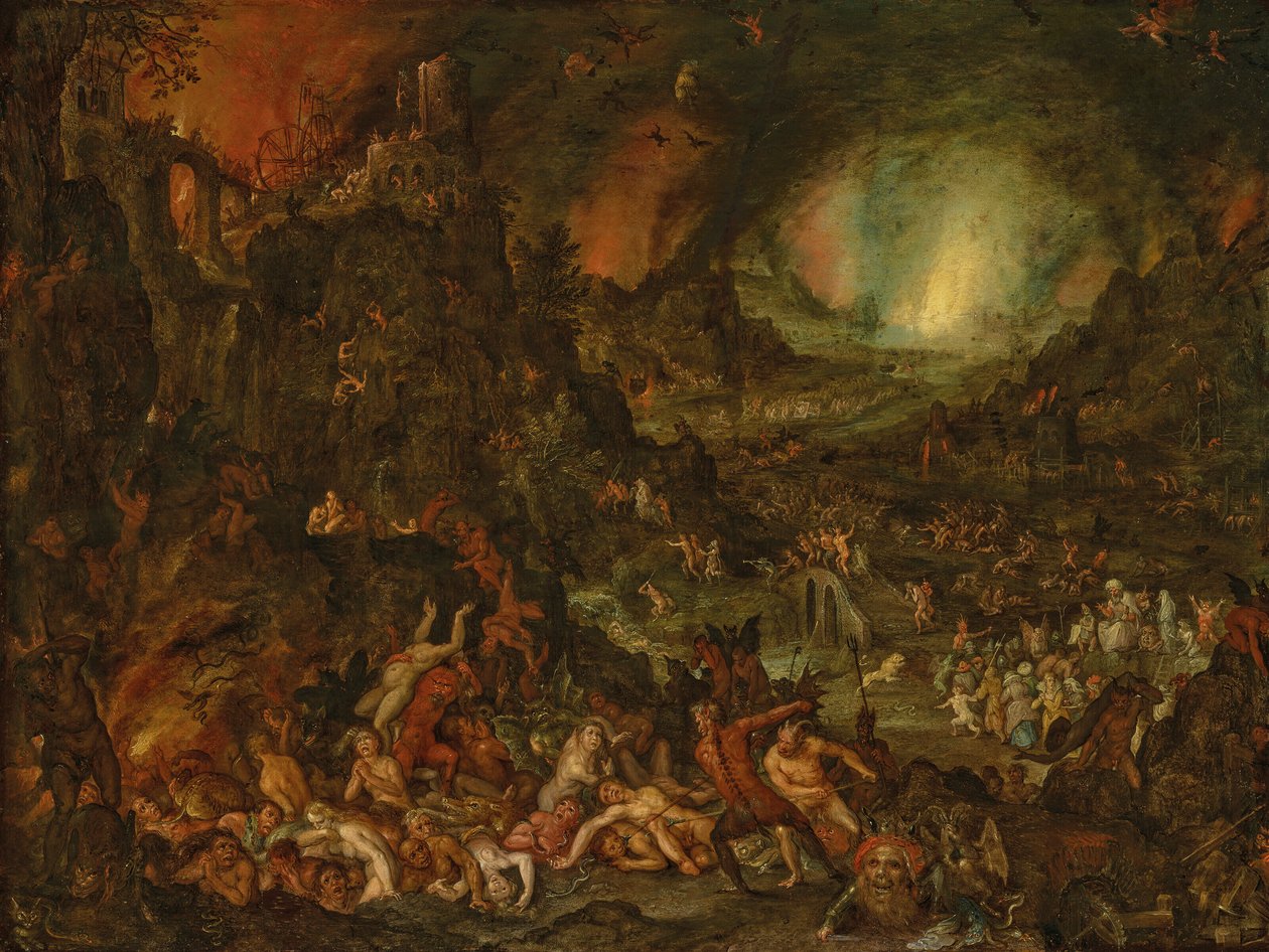 Infierno de Jan Brueghel the Elder