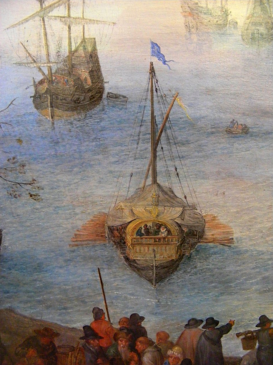 Gran lonja de pescado de Jan Brueghel the Elder