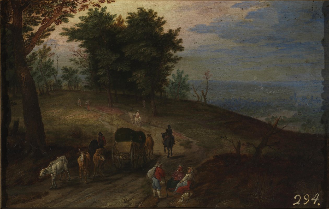 Carretera de montaña de Jan Brueghel the Elder