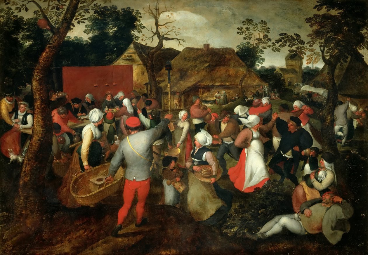 Danza nupcial, ca. 1600 de Jan Brueghel the Elder