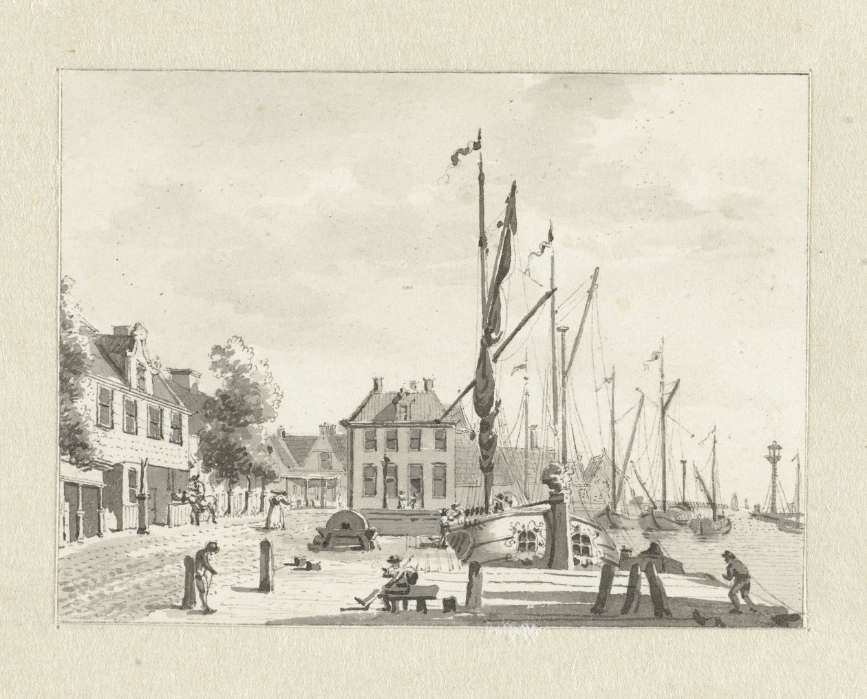 Cara en De Lemmer (?) de Jan Bulthuis