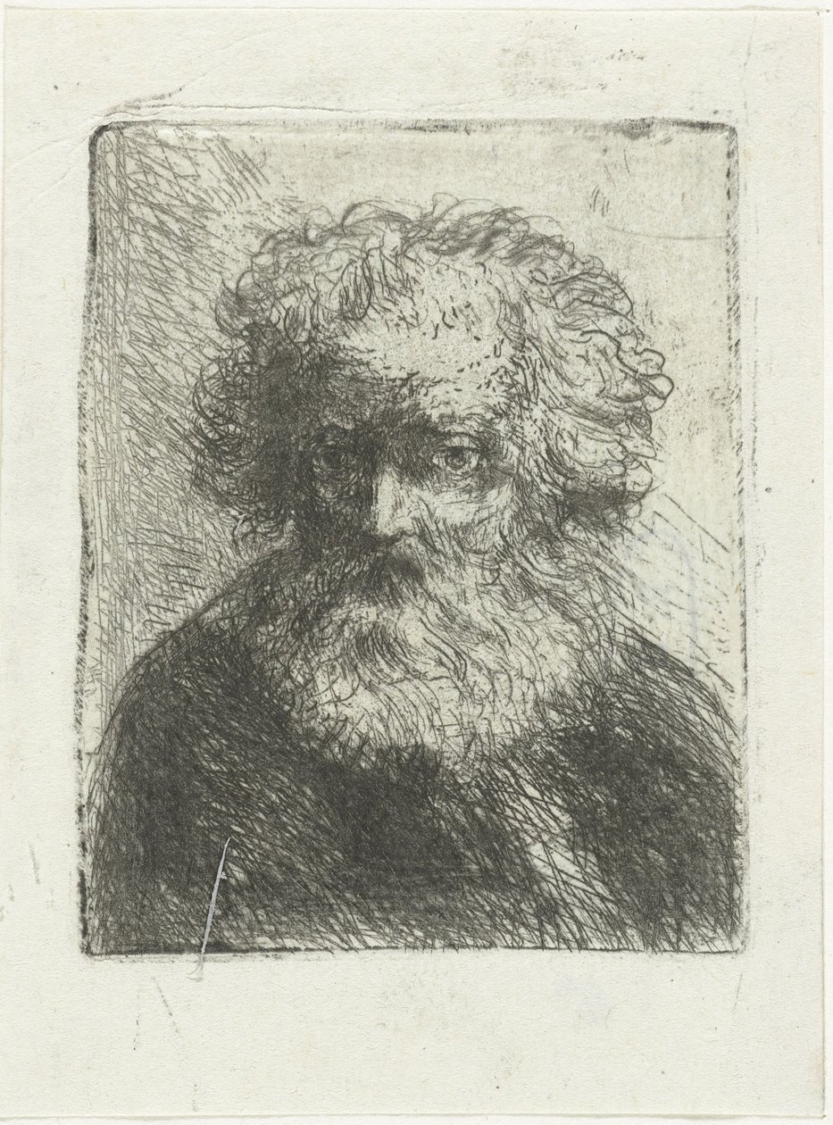 anciano barbudo de Jan Chalon