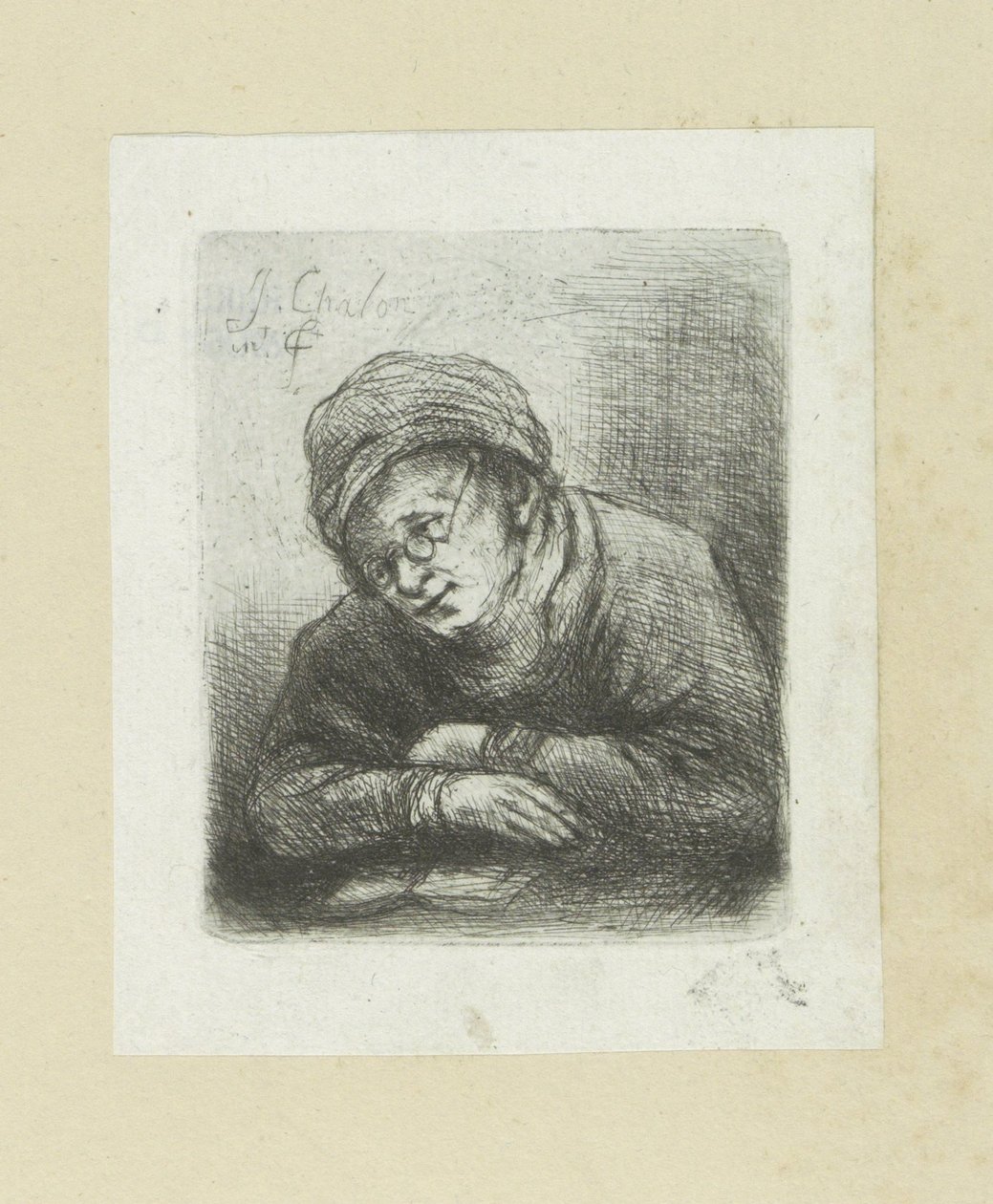 Lezende hombre brilla The Compleat Work of Etchings de John Chalon / Oeuvre Complette des Eaux Fortes par Jean Chalon (título de la serie) de Jan Chalon