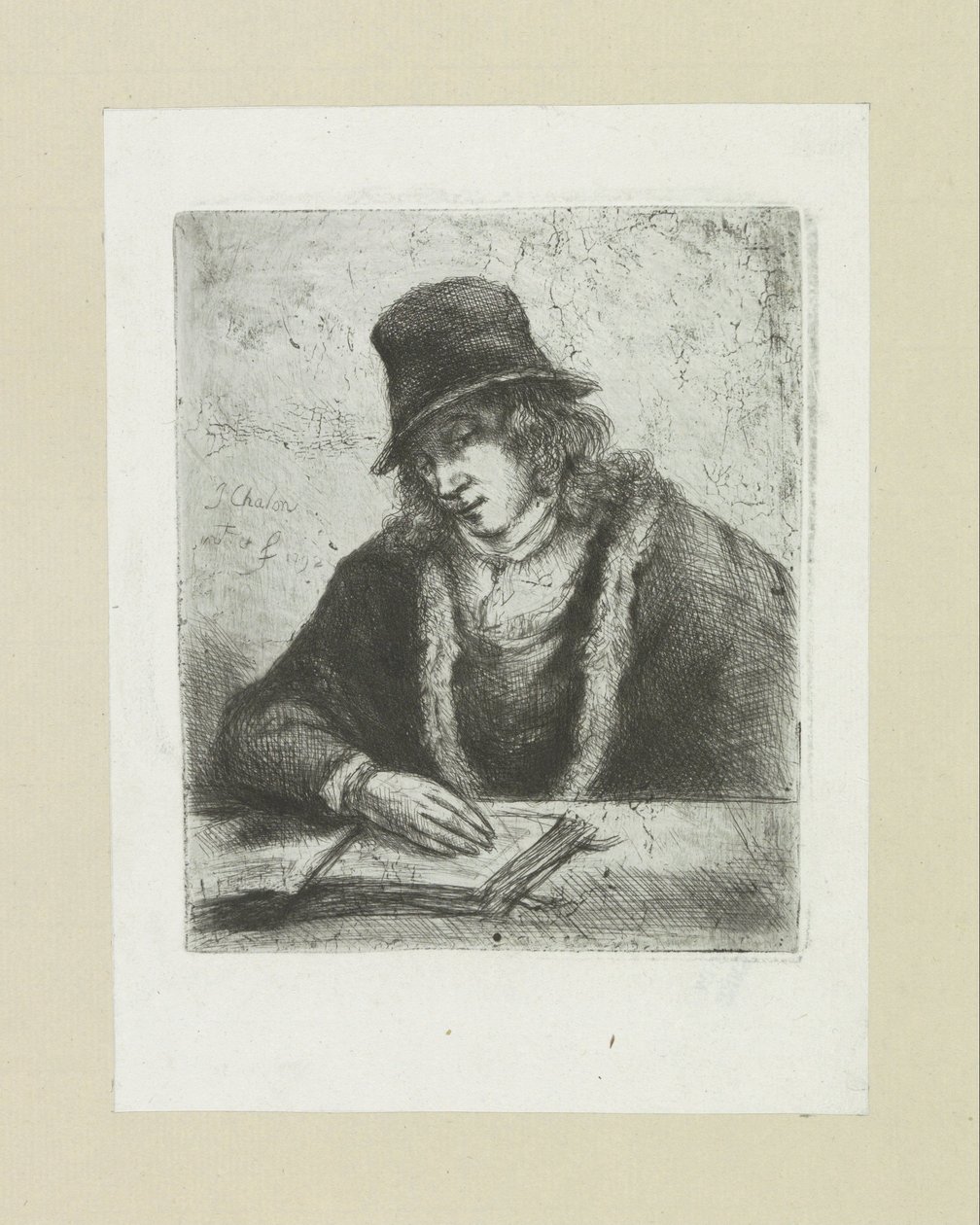 lezende hombre pone azada The Compleat Work of Etchings de John Chalon / Oeuvre Complette des Eaux Fortes par Jean Chalon (título de la serie) de Jan Chalon