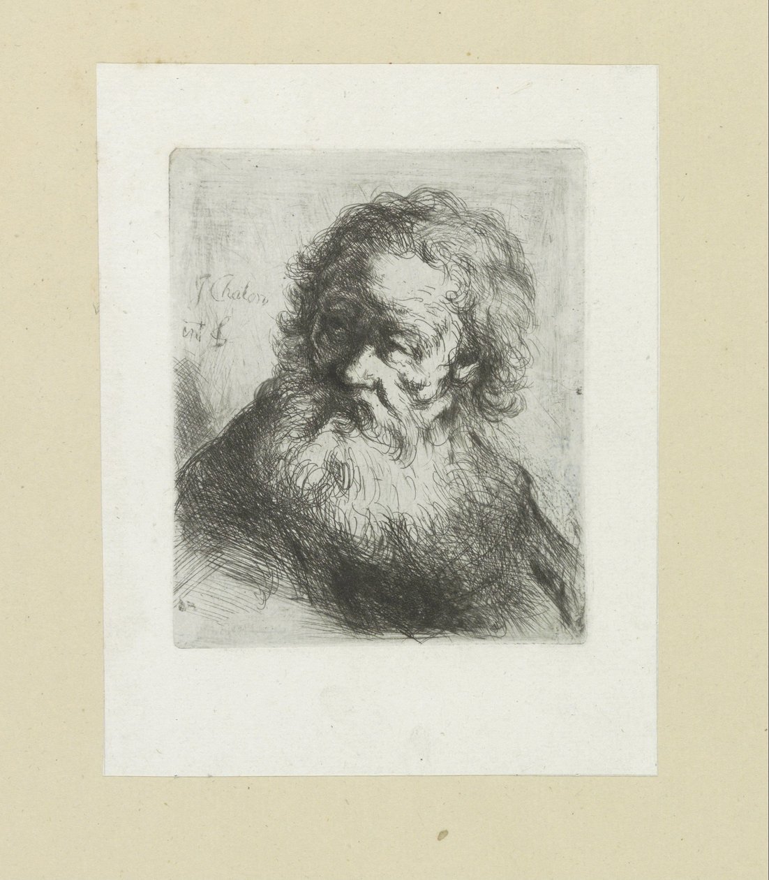 Oude hombre pone bardo The Compleat Work of Etchings de John Chalon / Oeuvre Complette des Eaux Fortes par Jean Chalon (título de la serie) de Jan Chalon