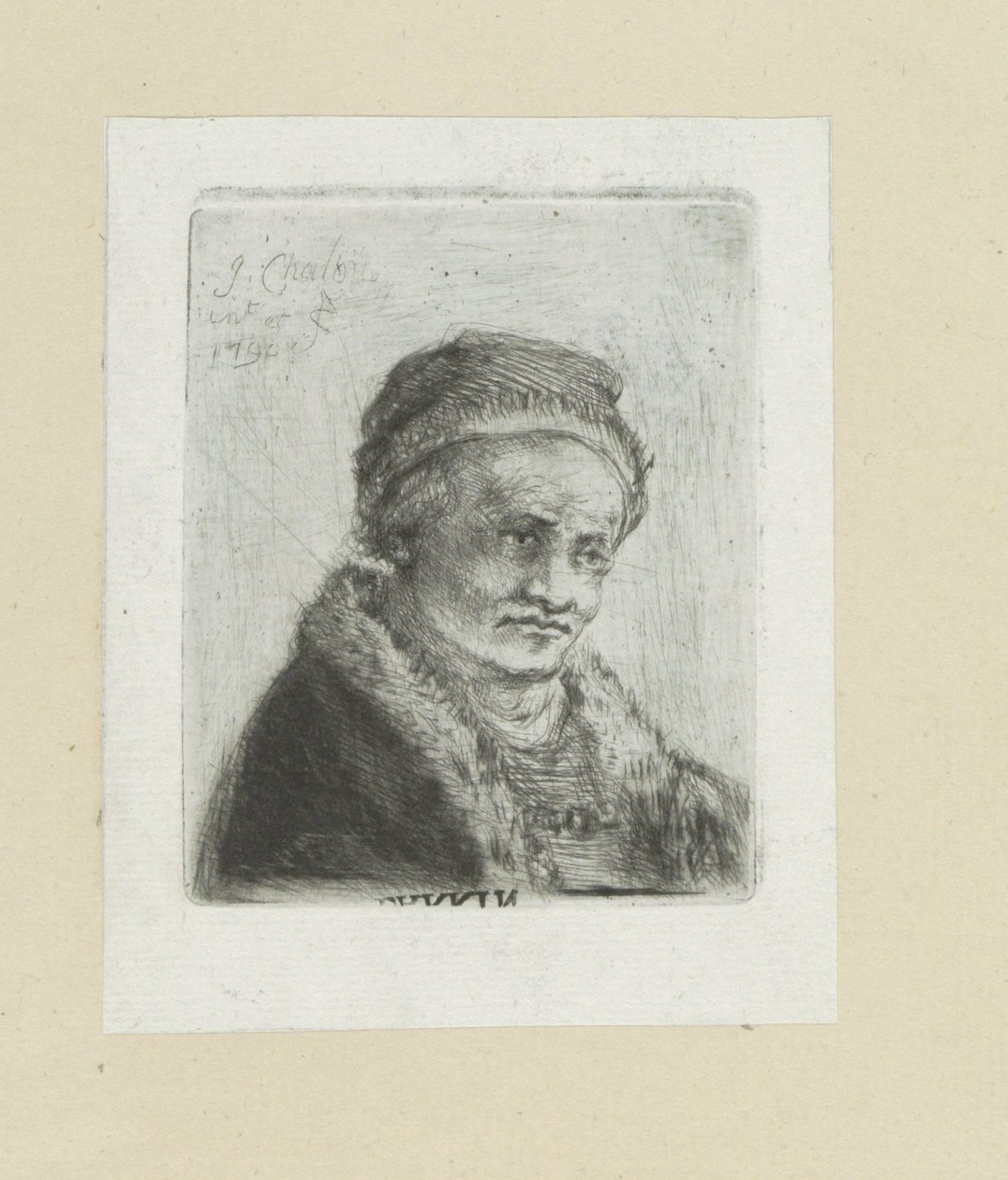 Volwassen hombre pone bontkraag The Compleat Work of Etchings de John Chalon / Oeuvre Complette des Eaux Fortes par Jean Chalon (título de la serie) de Jan Chalon