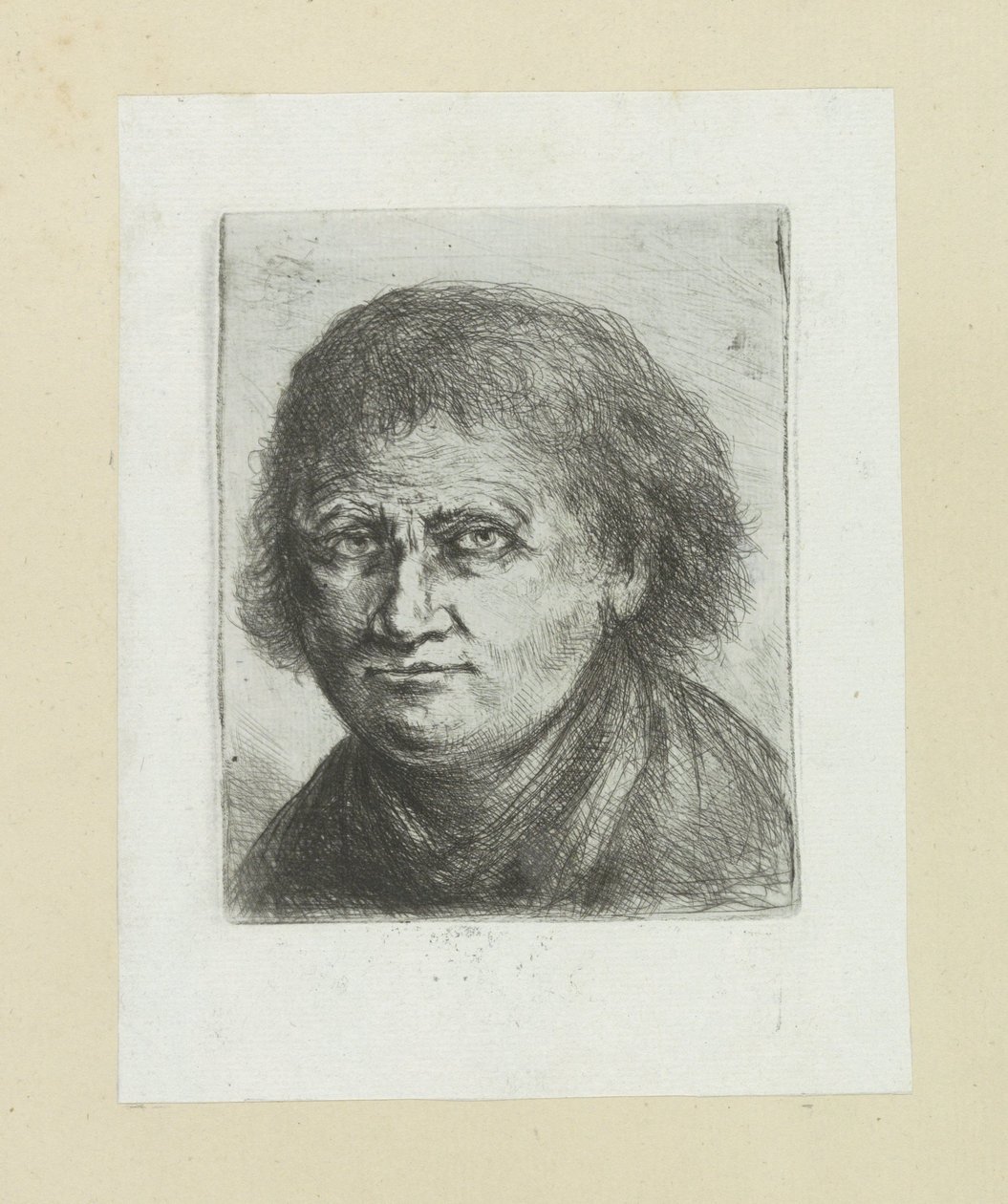 Volwassen hombre, naar enlaces The Compleat Work of Etchings de John Chalon / Oeuvre Complette des Eaux Fortes par Jean Chalon (título de la serie) de Jan Chalon