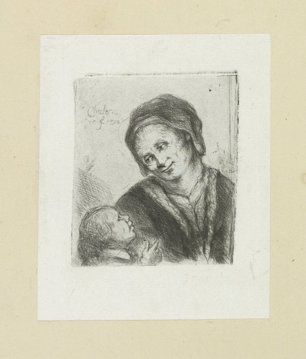 Vrouw en especie The Compleat Work of Etchings de John Chalon / Oeuvre Complette des Eaux Fortes par Jean Chalon (título de la serie) de Jan Chalon