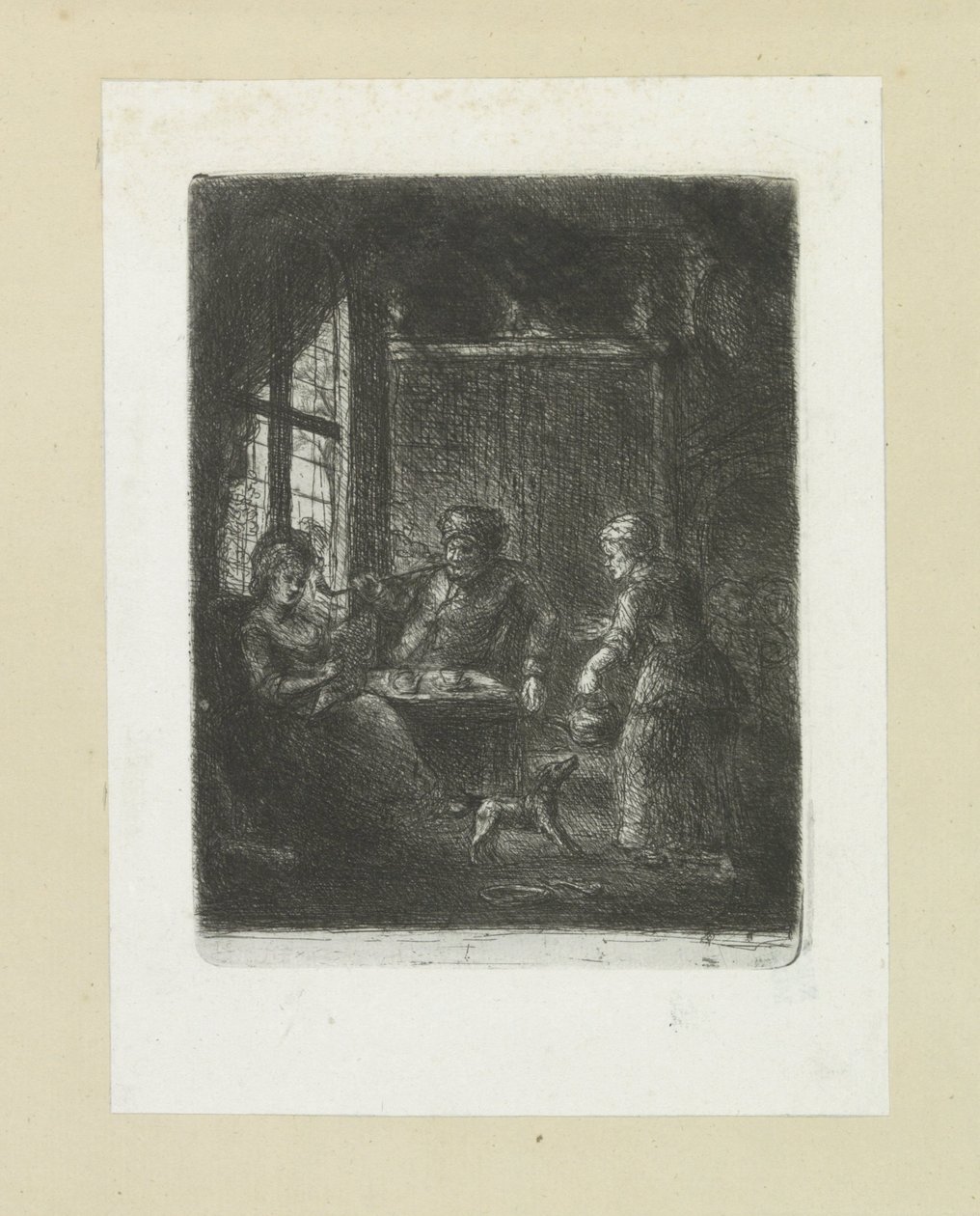 Woonkamer pone paar The Compleat Work of Etchings de John Chalon / Oeuvre Complette des Eaux Fortes par Jean Chalon (título de la serie) de Jan Chalon